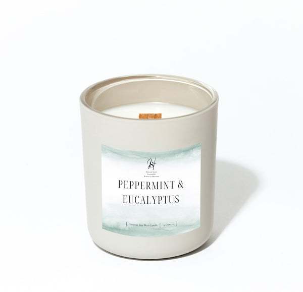 Peppermint and Eucalyptus Candle