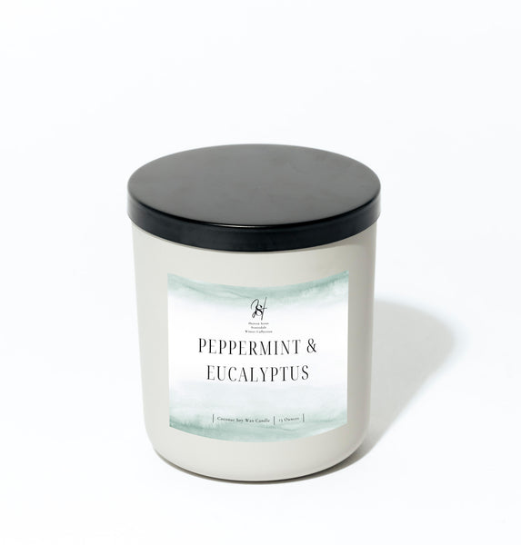Peppermint and Eucalyptus Candle
