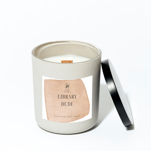 Library Dude Candle