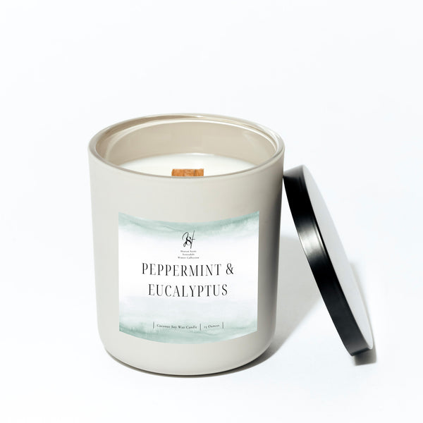 Peppermint and Eucalyptus Candle
